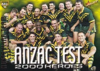 2000 Select - Anzac Test Heroes #A1 Australian Test Team Front